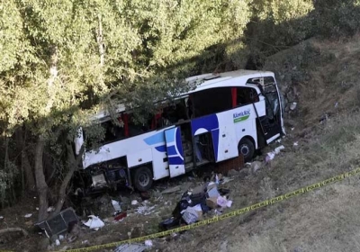 Bus accident in Turkey 12 passengers died