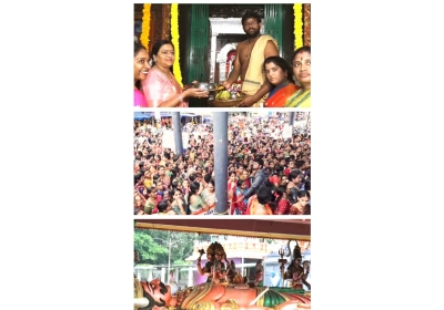 Saree distribution in Pithapuram