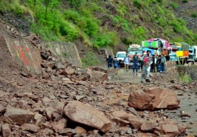 Chandigarh Shimla highway closed again due to landslide 