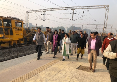 Arrival of Chairman Railway Board