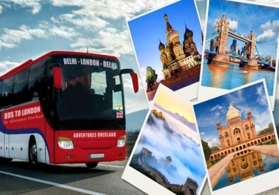 India To London Travel in Adventure Overland Bus 