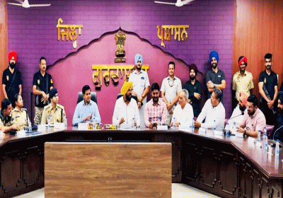 Cabinet Minister Kuldeep Singh Dhaliwal held a review meeting regarding flood relief arrangements