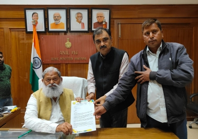 Memorandum to Home Minister Anil Vij