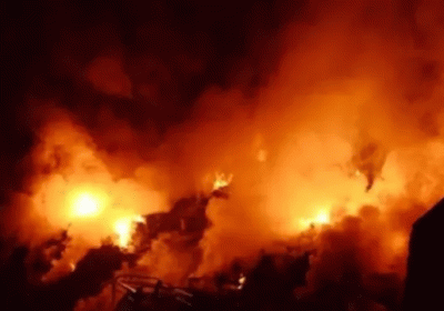 Massive LPG Cylinder Explosion