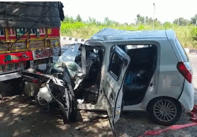 Tragic road accident in Hoshiarpur