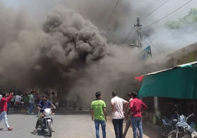 Massive Fire in Rawatbhata