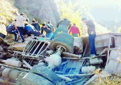 Jammu and Kashmir accident: Bus falls into 300 feet deep gorge