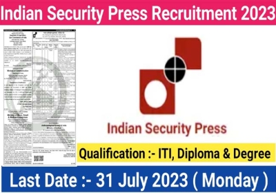India Security Press Recruitment 2023 