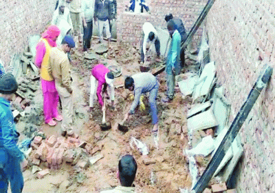 Landlord and contractor died due to roof collapse of under construction house on Malerna Road