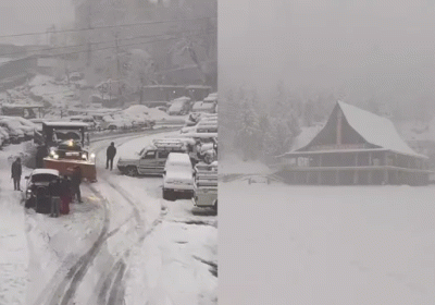Blanket of Snow Covers Rohtang and Baralacha