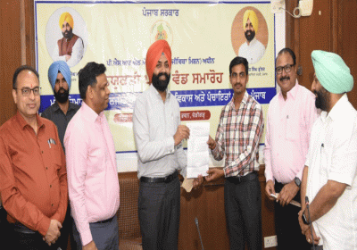 Rural Development and Panchayat Minister Laljit Singh Bhullar handed over appointment letters to 134