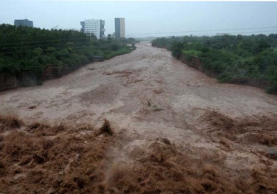 Ghaggar River Water Level Cross 