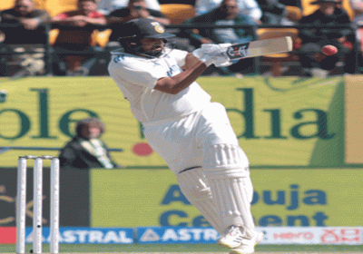 Rohit-Gil's centuries, India in driver's seat with lead of 255 runs