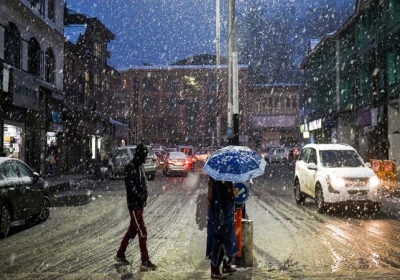 Rainfall in Many Areas Including Jammu Kashmir Himachal Pradesh Snowfall 