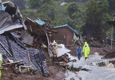 Heavy rain in South Korea kills 21 and 10 missing