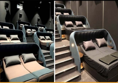 Switzerland Cinema Replaced All Of Their Seats With Double Beds