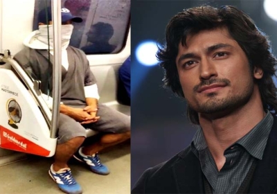 Vidyut Jammwal Take Rides in Mumbai Metro