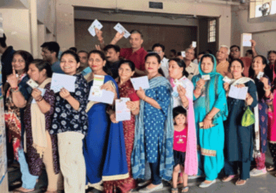 67.90 percent voting till 6 pm in Chandigarh