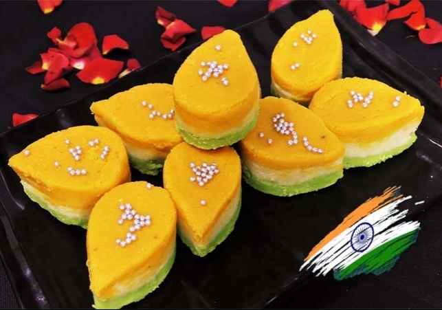 How To Make Tiranga Barfi Recipe at Home 