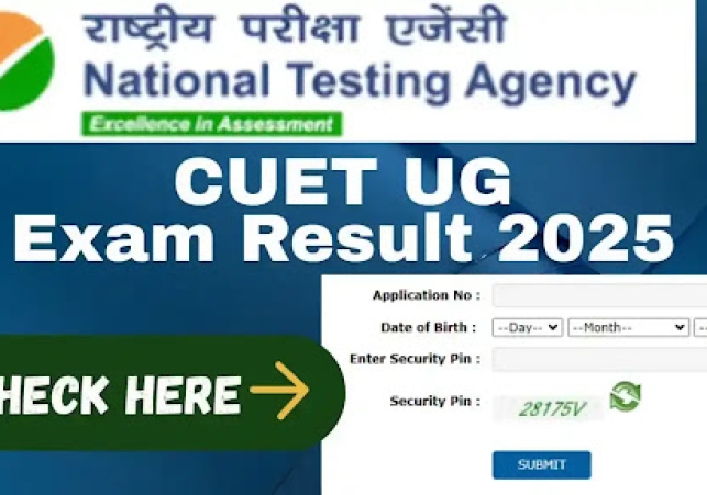कॉमन यूनिवर्सिटी एंट्रेस टेस्ट (CUET-UG) 2025 का परिणाम घोषित कर दिया गया है। 