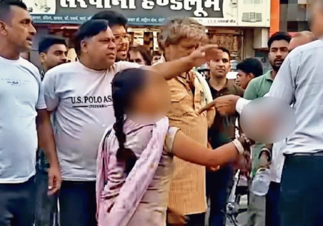 Hisar Viral Video: Slapping a woman backfires