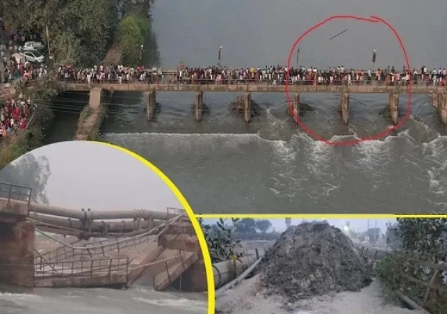 100-Year-Old Bridge Collapses in Yamunanagar: Major Tragedy Averted as No One on Site